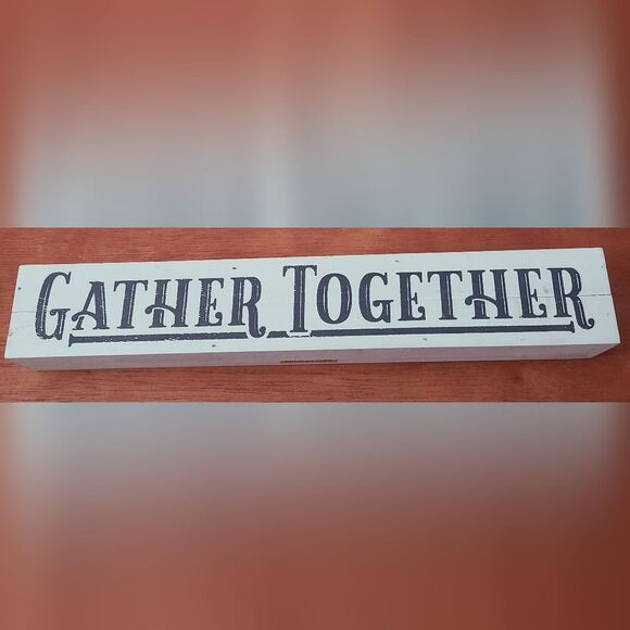 Set of 3 Spiritual Uplifting Wood Signs with wall hardware or placed to sit. - Picture 6 of 6